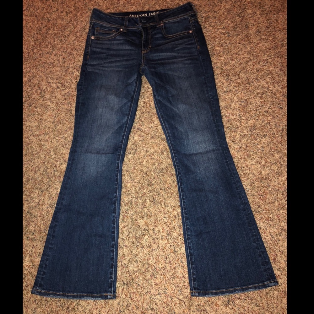 Wide cut American eagle jeans